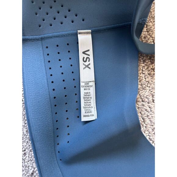 NWOT Victoria’s Secret VSX Max Featherweight Front Close Sports Bra Size 38DDD - Picture 9 of 9
